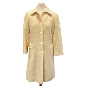 MILLER’S Vintage Mohair & Wool Button Down Long Coat See Measurements